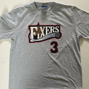 Poof! Gray Graphic Tee with Bold Design